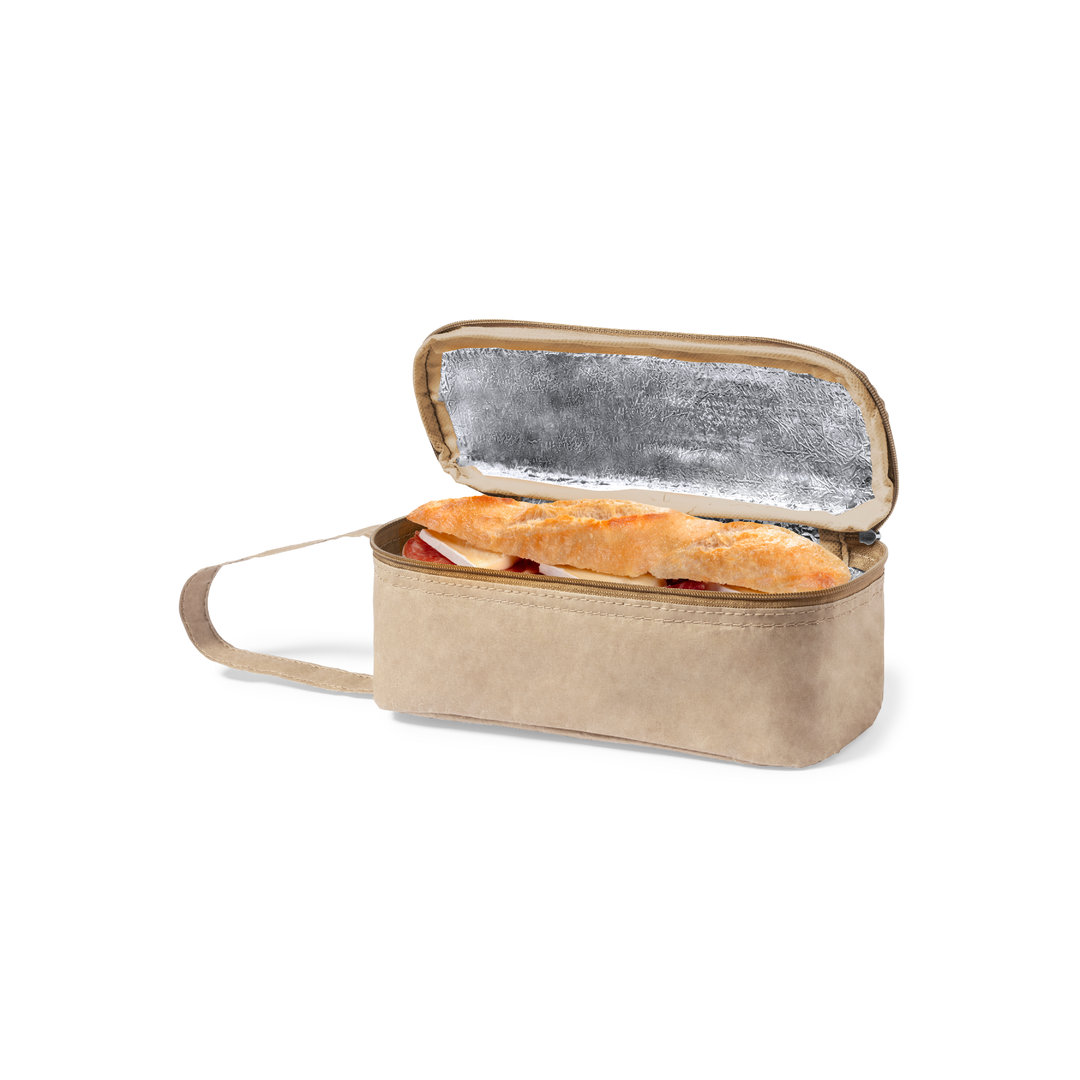 Portabocadillos térmico personalizado Batuk de papel reciclado con interior aluminio