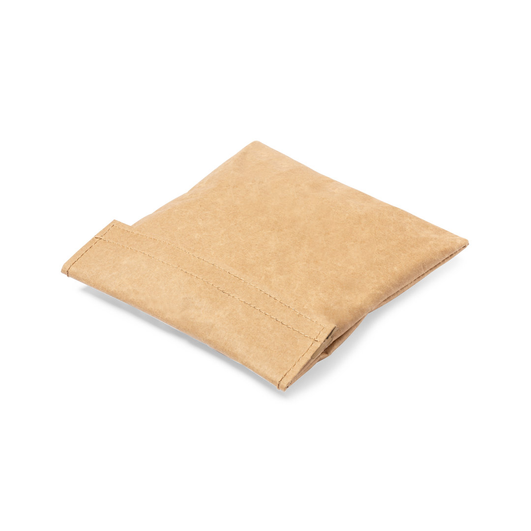 Portasnacks térmico personalizado Akiles de papel reciclado laminado isotermo