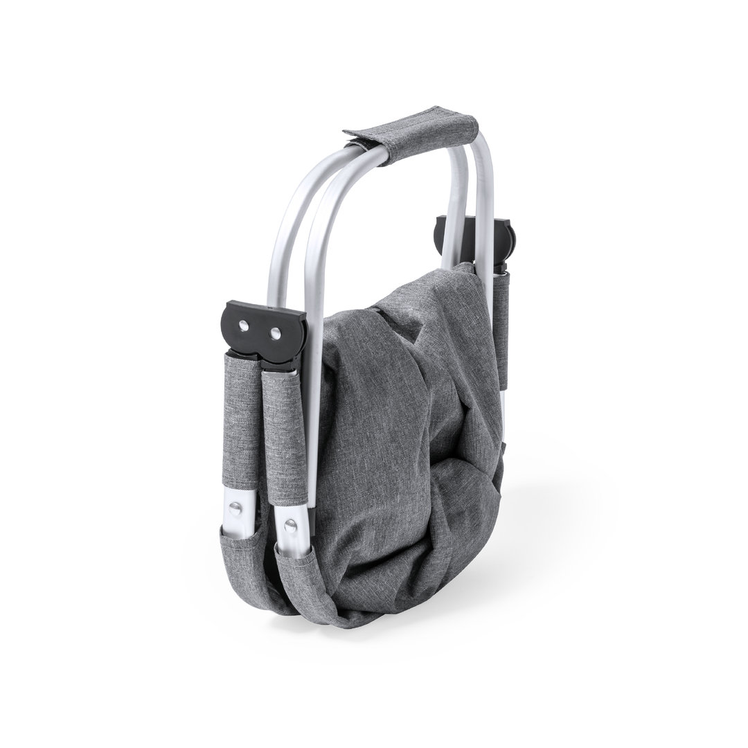 Cesta personalizada Dorothy plegable de RPET 600D con estructura aluminio - Verano - Regalo Promocional Personalizado - imagen 4