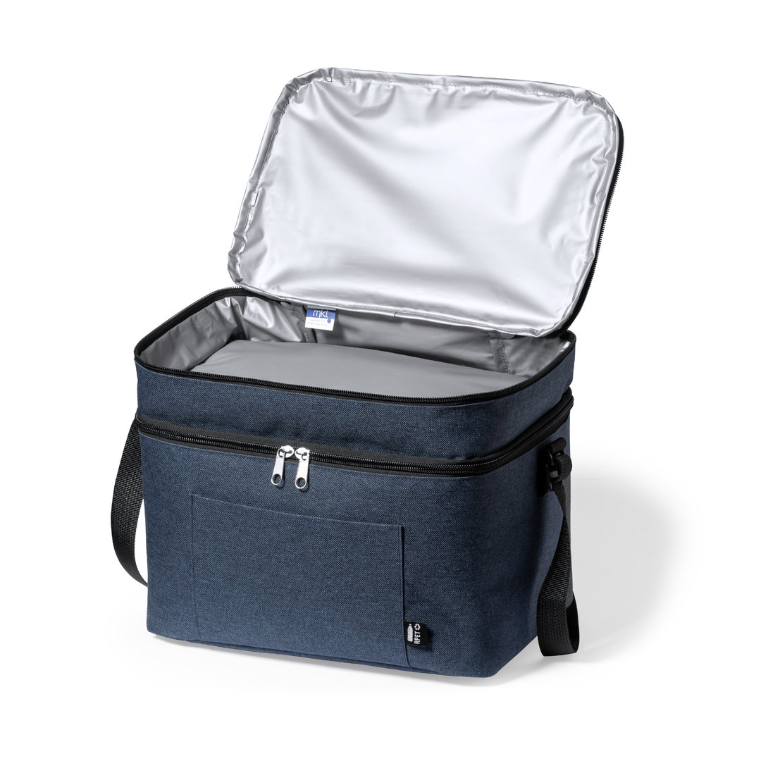 Nevera personalizada Teindor de RPET con bolsillo exterior - Verano - Regalo Promocional Personalizado - vista alternativa