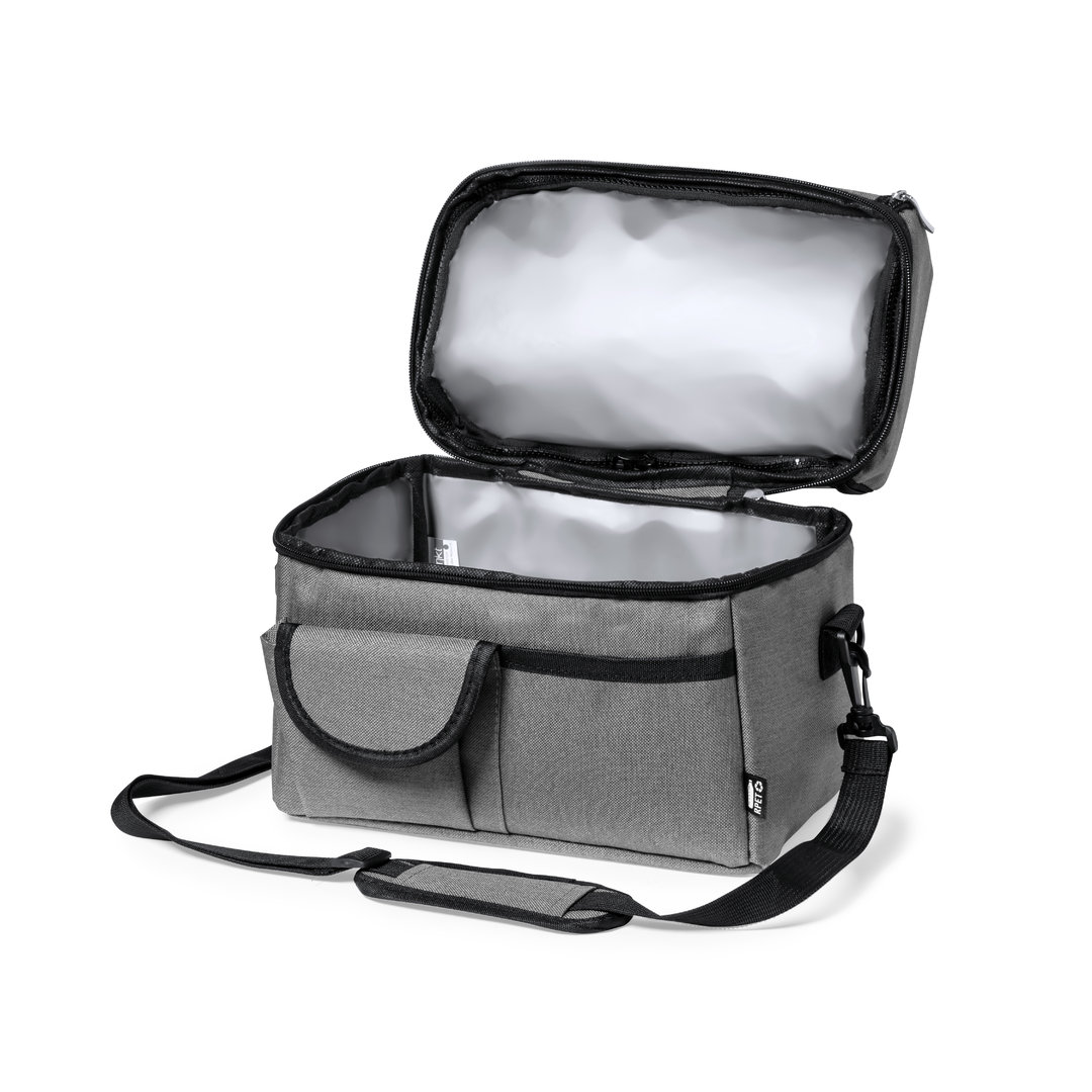 Nevera personalizada Gunnur de RPET con múltiples bolsillos - Verano - Regalo Promocional Personalizado - vista alternativa