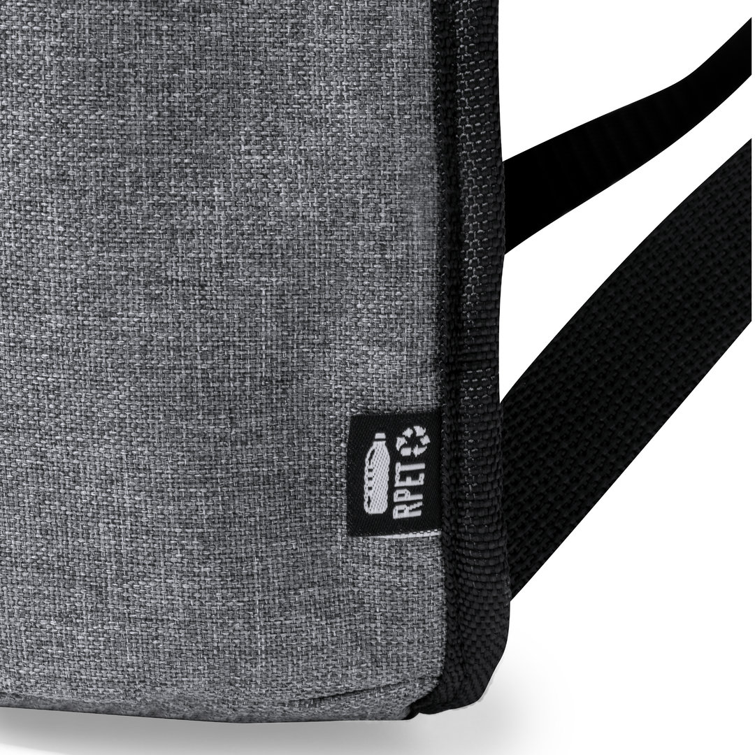 Mochila nevera personalizada Yamir de RPET 600D con acabado gris - Verano - Regalo Promocional Personalizado - imagen 3