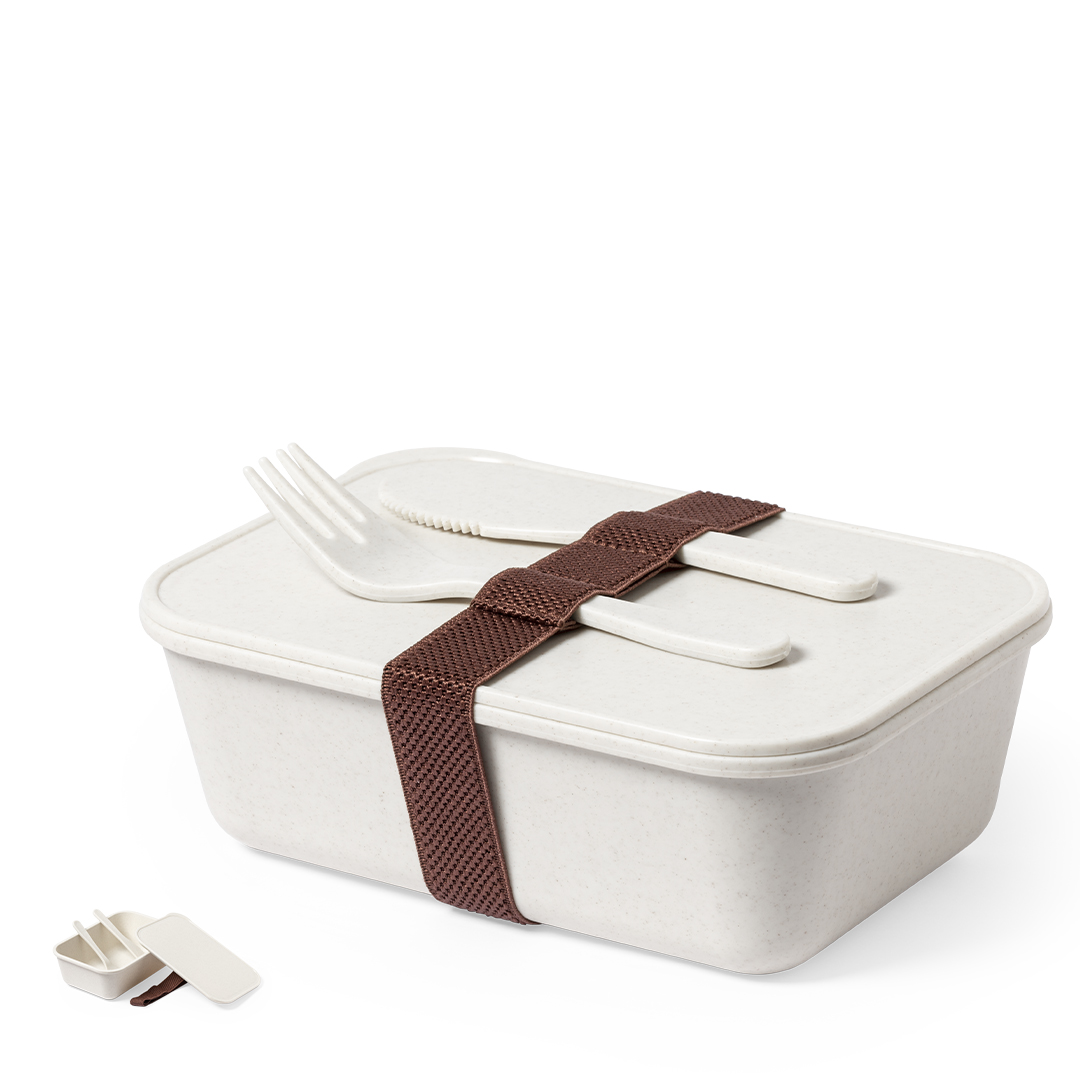 Fiambrera personalizada Weaver de PP veteado de 1L - Viaje - Regalo Promocional Personalizado