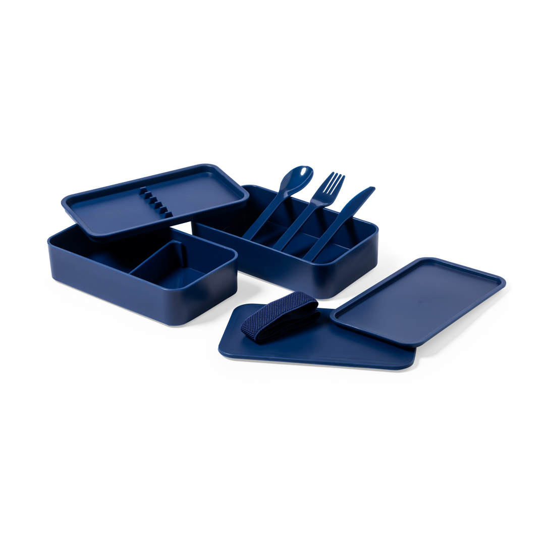 Fiambrera personalizada Vilma de PP de 1,4L con separadores - Viaje - Regalo Promocional Personalizado - imagen 3