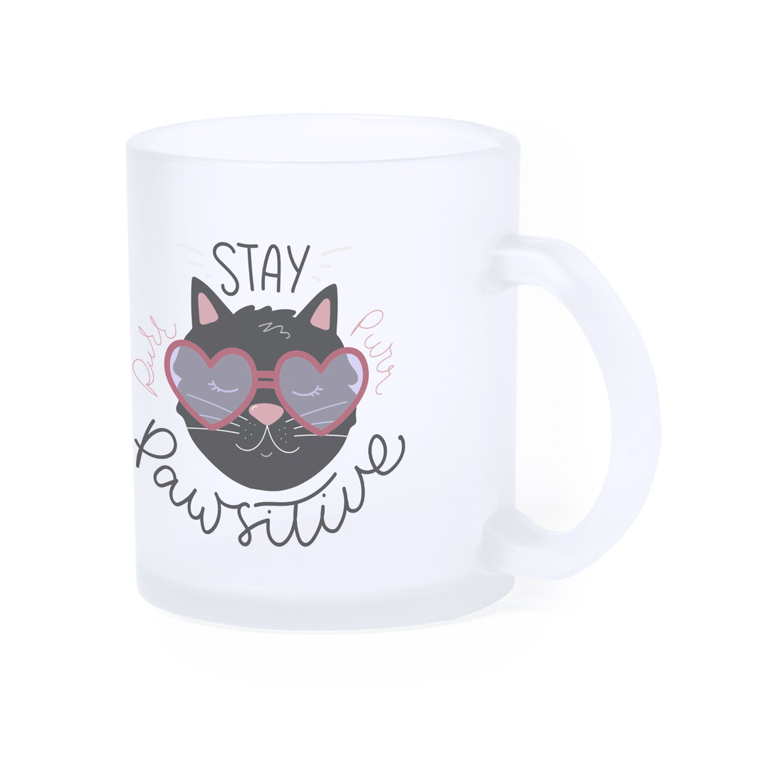 Taza sublimación personalizada Amira de cristal de 350ml translúcida - Tazas y vasos personalizados - Regalo Promocional Personalizado - vista alternativa