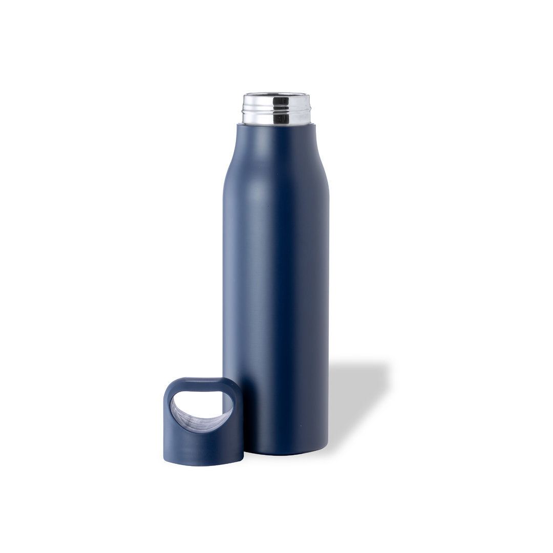 Bidón personalizado Tocker de 850ml en acero inoxidable satinado con asa integrada - Tazas y botellas - Regalo Promocional Personalizado - imagen 3