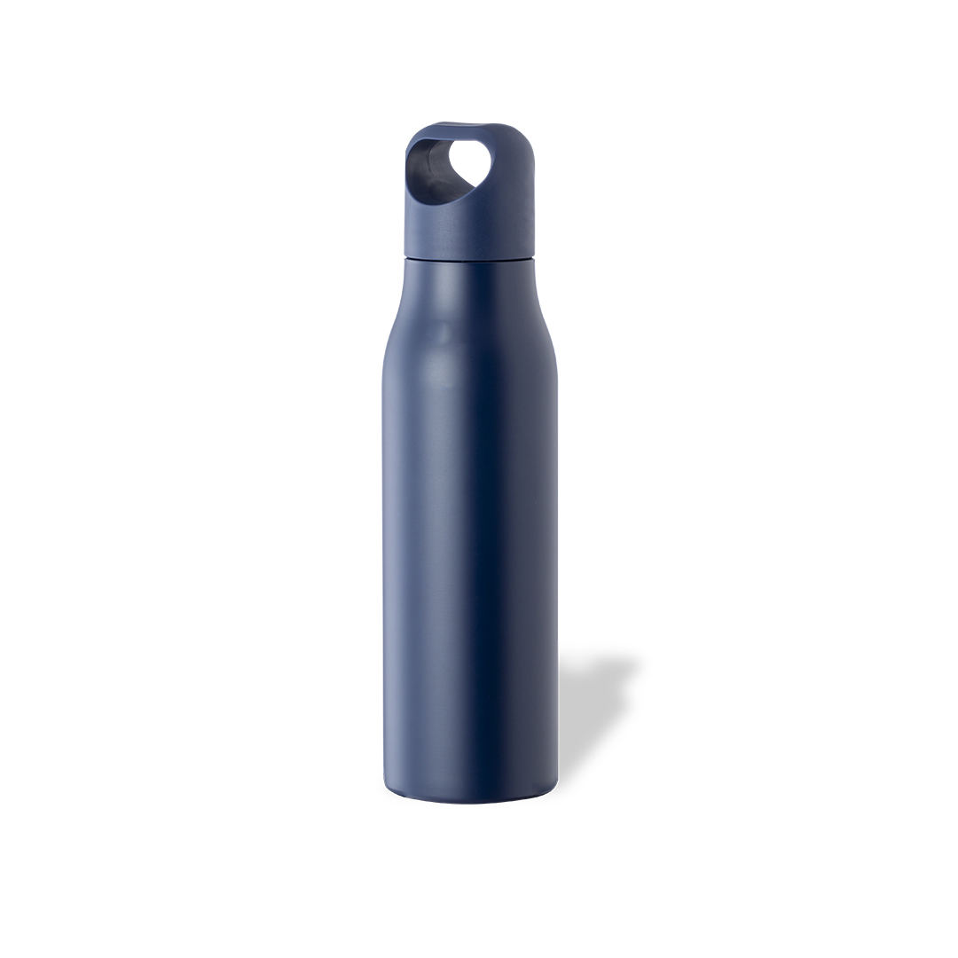 Bidón personalizado Tocker de 850ml en acero inoxidable satinado con asa integrada - Tazas y botellas - Regalo Promocional Personalizado