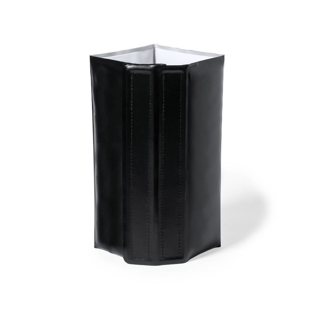 Enfriador personalizado Satish de PVC negro con velcro refrigerante