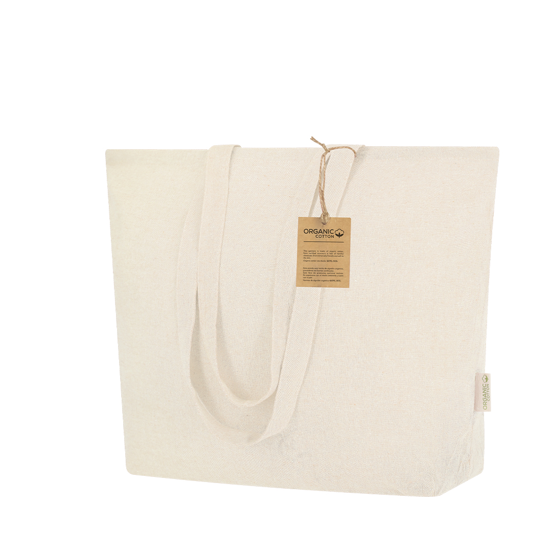 Bolsa personalizada Periad de algodón reciclado certificado - Tote Bags personalizadas - Regalo Promocional Personalizado