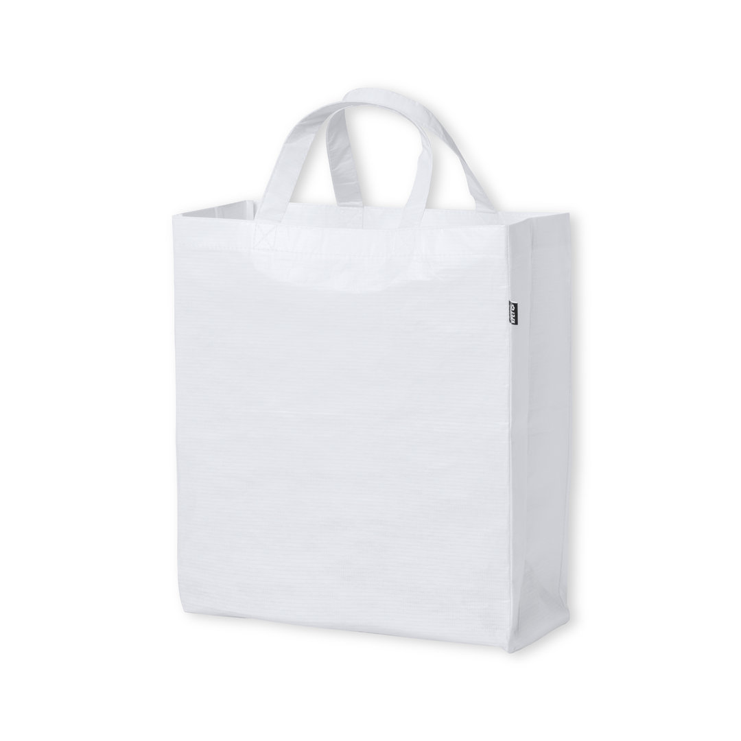 Bolsa personalizada Okada de RPET laminado con fuelle