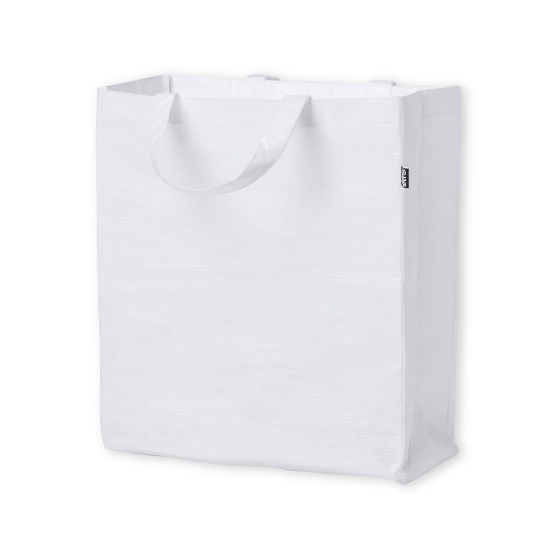 Bolsa personalizada Okada de RPET laminado con fuelle - Tote Bags personalizadas - Regalo Promocional Personalizado - vista alternativa