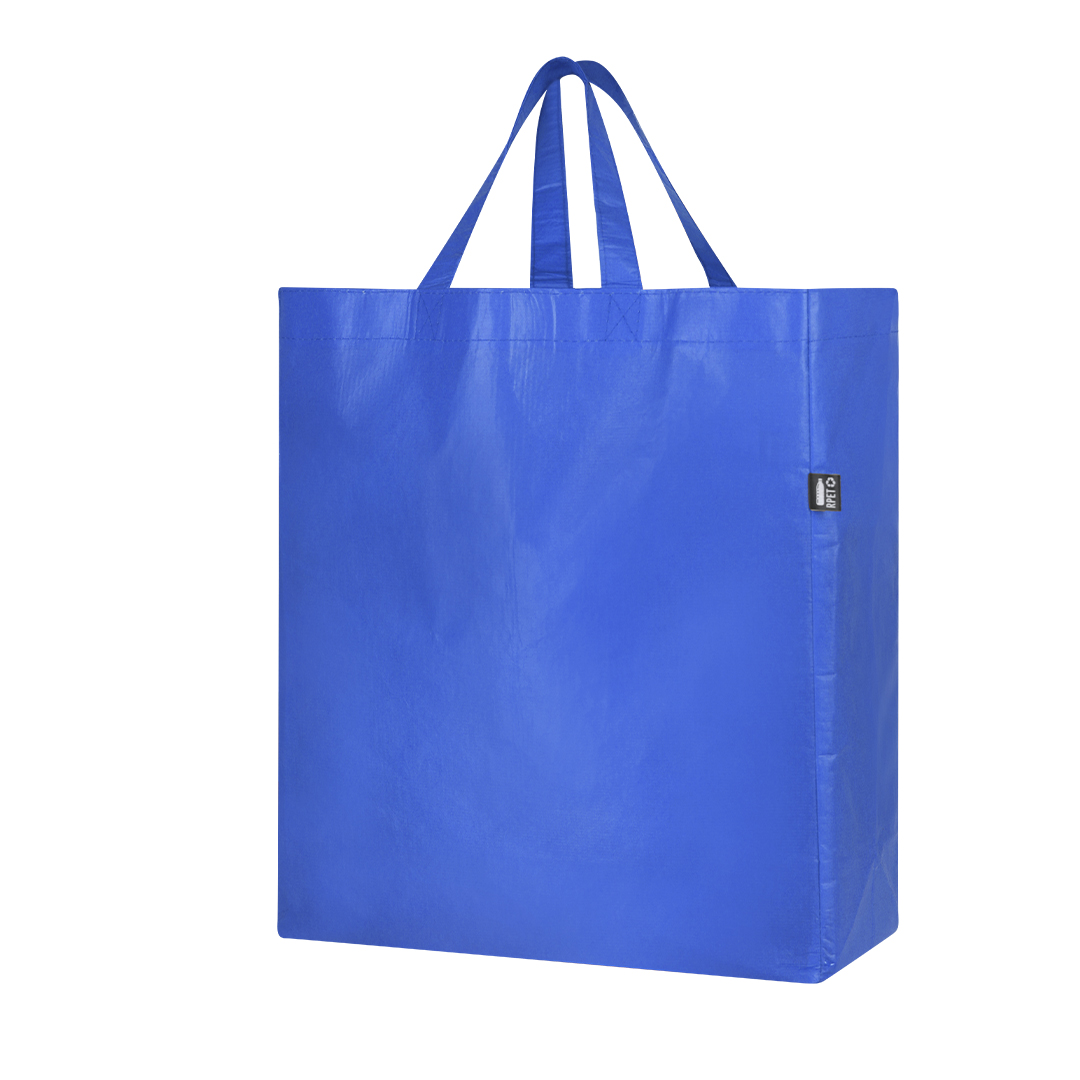 Bolsa personalizada Okada de RPET laminado con fuelle - Tote Bags personalizadas - Regalo Promocional Personalizado