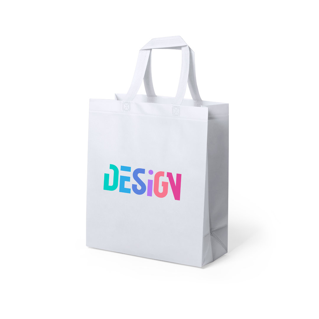 Bolsa para sublimación personalizada Godon de non-woven con fuelle
