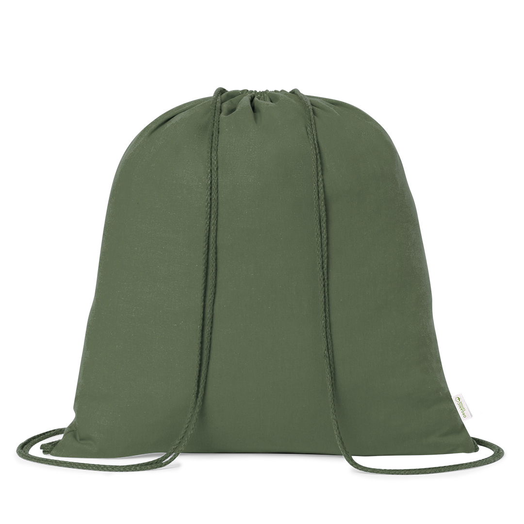 Mochila personalizada Maziu de cuerdas en algodón orgánico 120g - Mochilas personalizadas - Regalo Promocional Personalizado