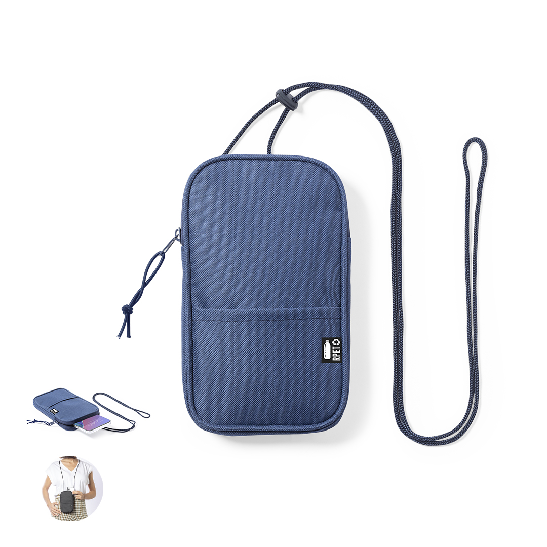 Portatodo personalizado Landry de poliéster RPET 600D con cremallera invisible - Tecnología - Regalo Promocional Personalizado