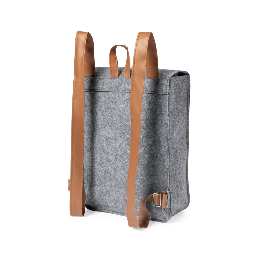 Mochila personalizada Zakian de fieltro RPET con hebilla metálica - Mochilas personalizadas - Regalo Promocional Personalizado - imagen 7