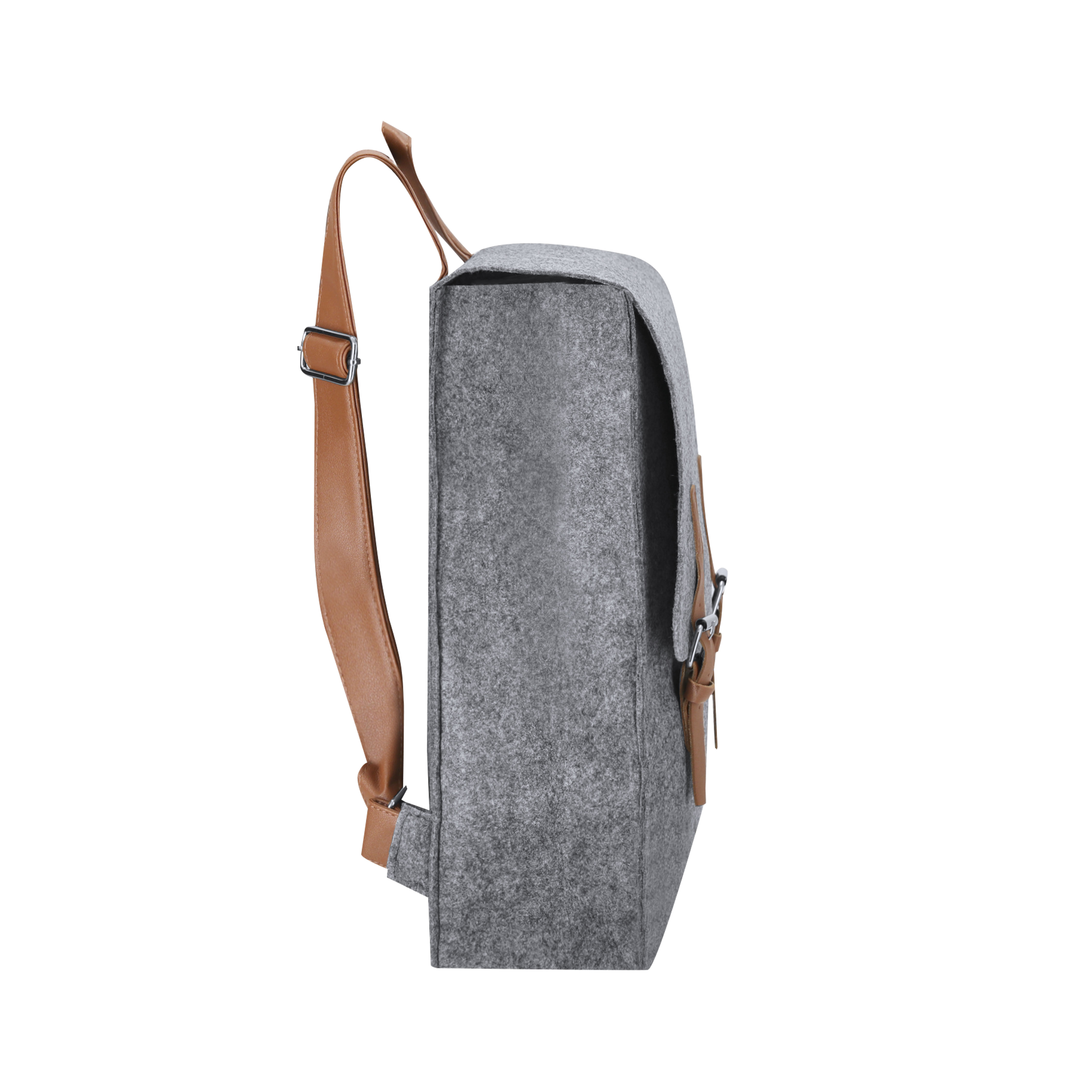 Mochila personalizada Zakian de fieltro RPET con hebilla metálica - Mochilas personalizadas - Regalo Promocional Personalizado - imagen 8