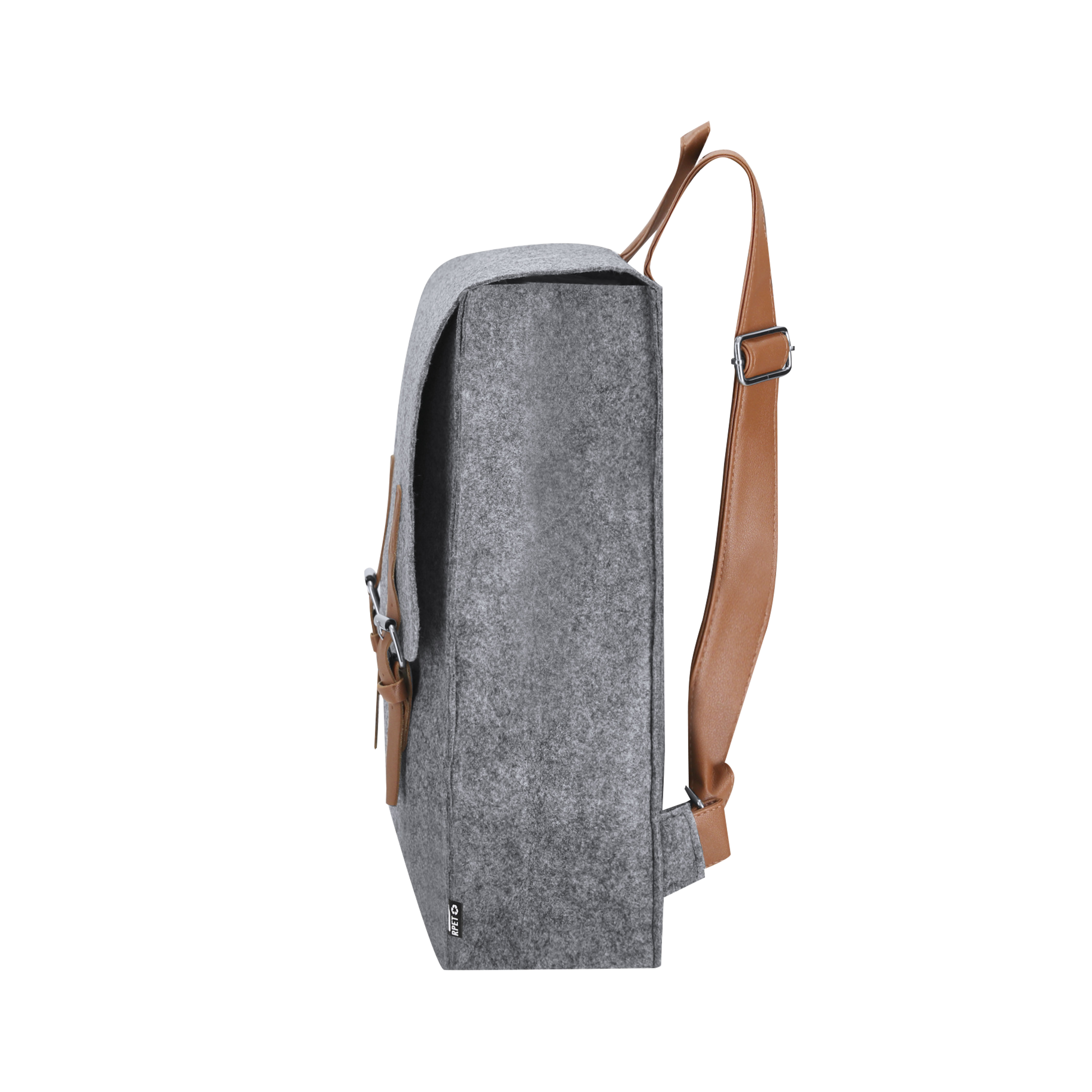 Mochila personalizada Zakian de fieltro RPET con hebilla metálica - Mochilas personalizadas - Regalo Promocional Personalizado - imagen 9