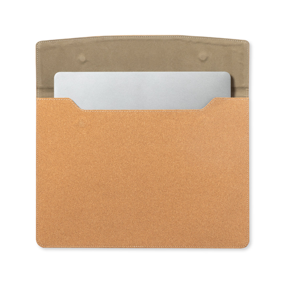 Funda para portátil personalizada Leyli de corcho natural premium - Fundas para portátil - Regalo Promocional Personalizado - vista alternativa