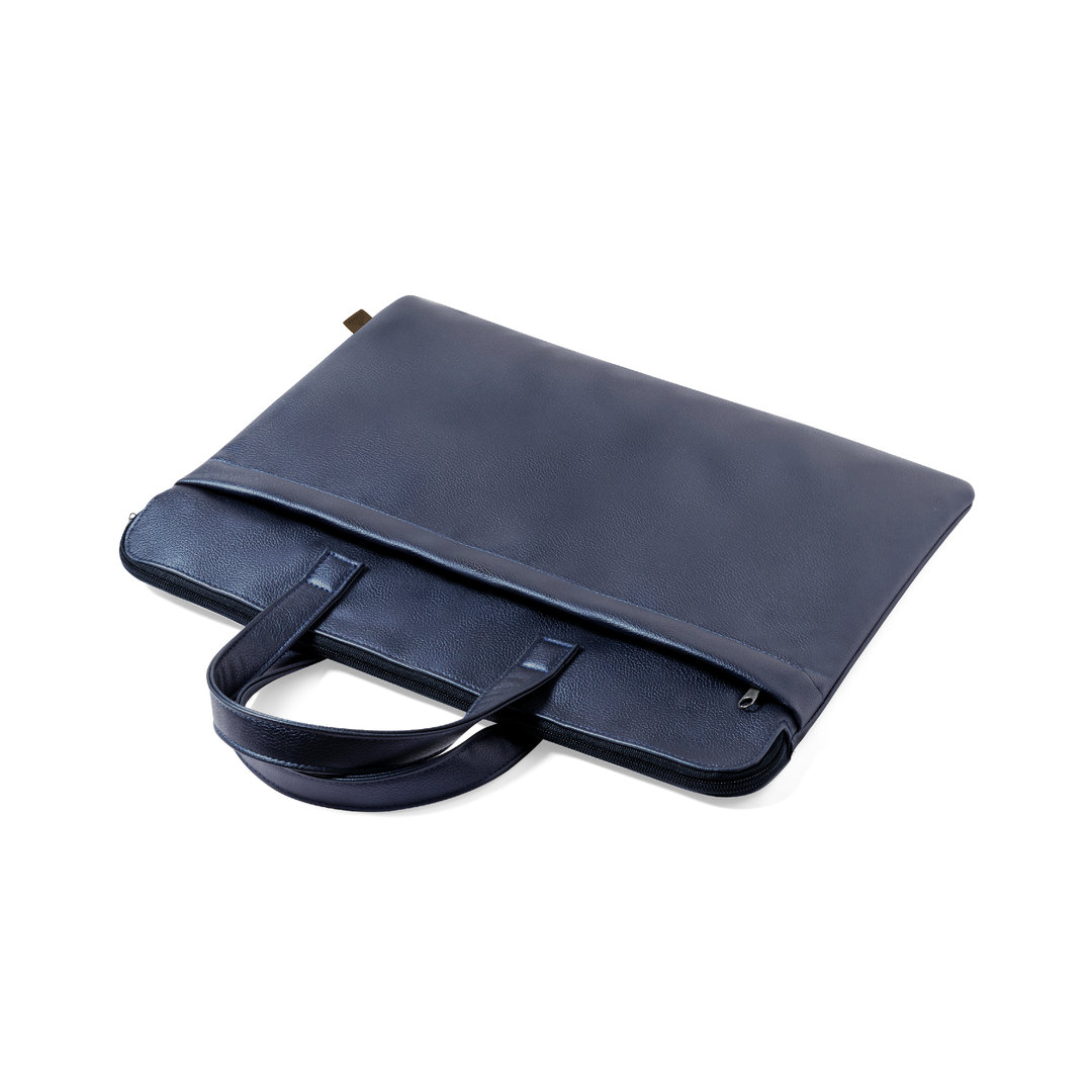 Portadocumentos personalizado Poirel premium de cuero reciclado con tirador metálico - Portadocumentos personalizados - Regalo Promocional Personalizado - imagen 6