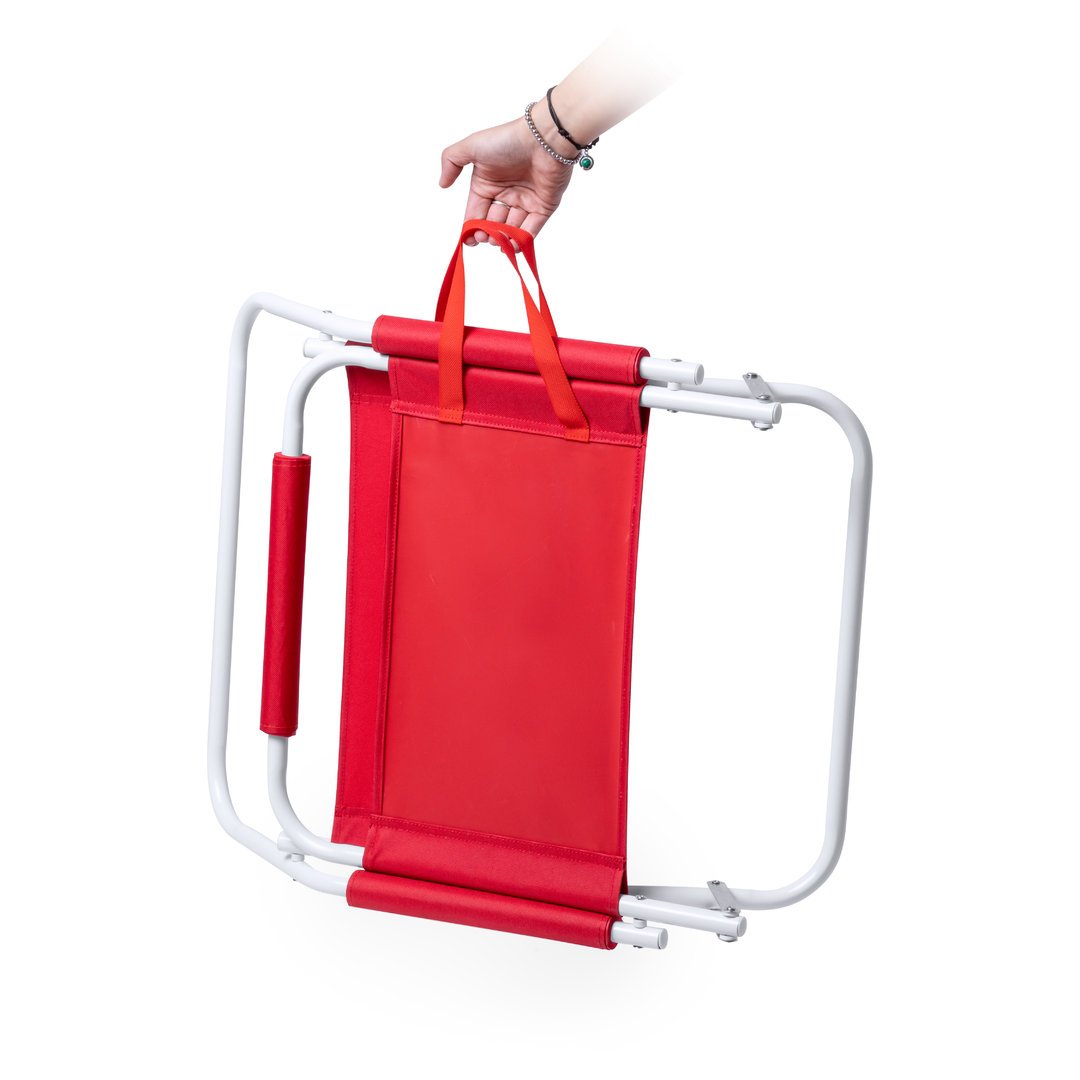 Silla plegable personalizada Coswel ligera con estructura metálica lacada - Verano - Regalo Promocional Personalizado - imagen 4