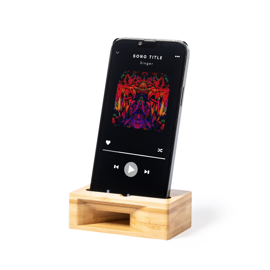 Amplificador Suijin bambú smartphone sin electrónica - Tecnología - Regalo Promocional Personalizado - vista alternativa