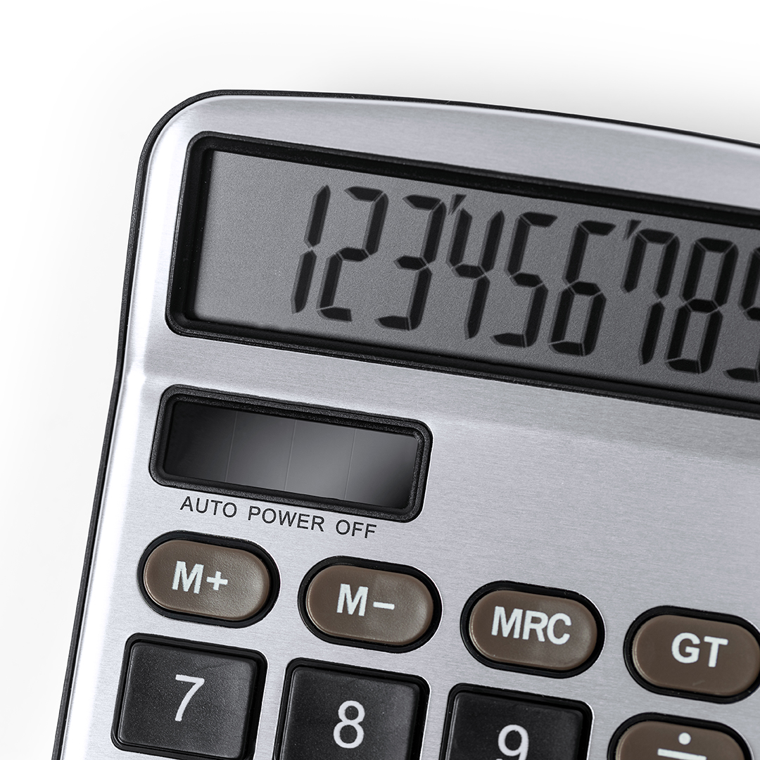 Calculadora personalizada Tueris de aluminio y ABS dual 12 dígitos - Otros accesorios oficina - Regalo Promocional Personalizado - imagen 3