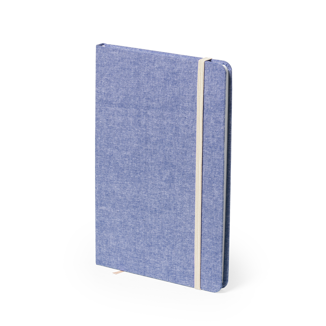 Bloc de notas personalizado Chancy nature en 100% algodón reciclado certificado GRS