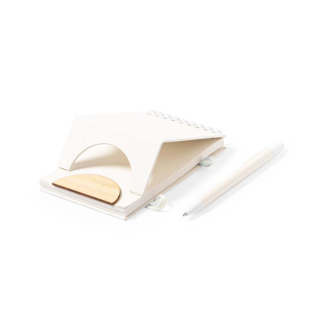 Libreta soporte personalizada Minnak de cartones de leche con bambú - Oficina - Regalo Promocional Personalizado - imagen 4