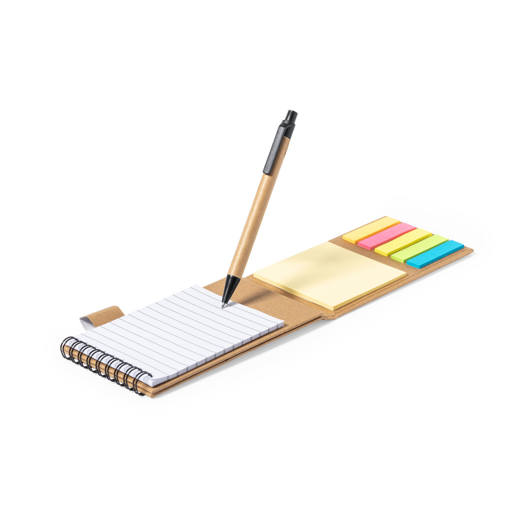 Bloc de notas personalizado con soporte Phesux de cartón reciclado con anillas - Tecnología - Regalo Promocional Personalizado - imagen 4