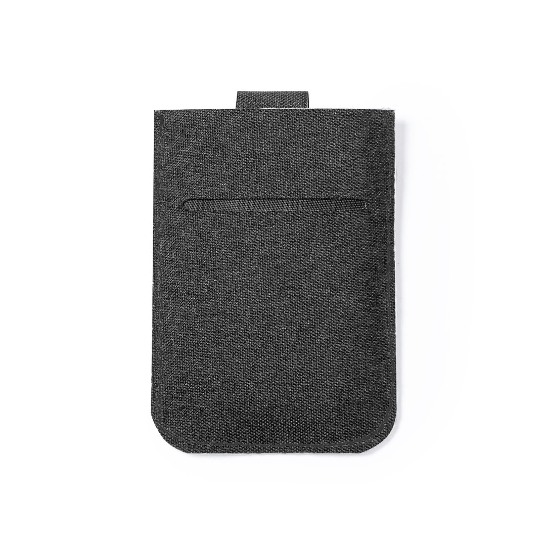 Tarjetero personalizado Guarex de poliéster RPET con cierre imantado