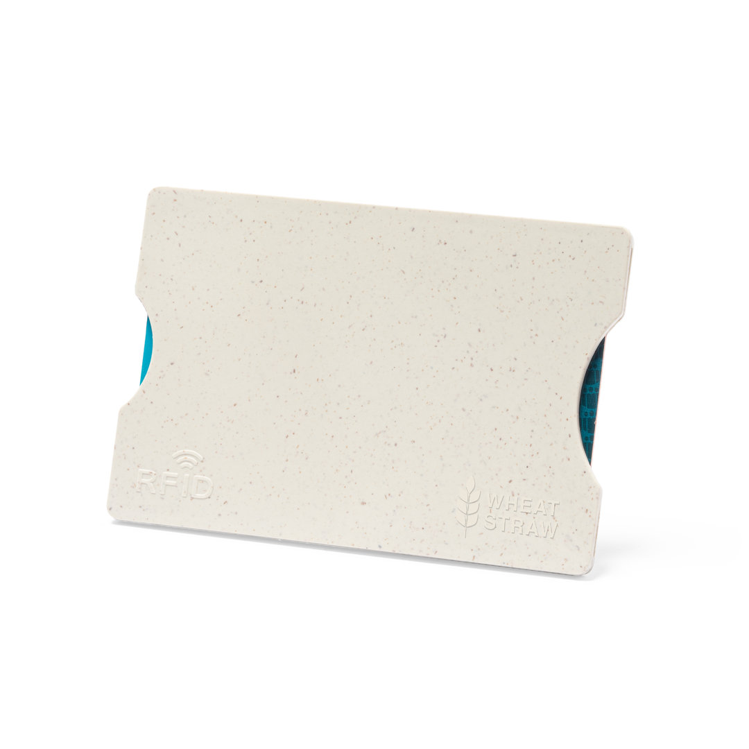 Tarjetero de caña de trigo con RFID personalizado Buguet