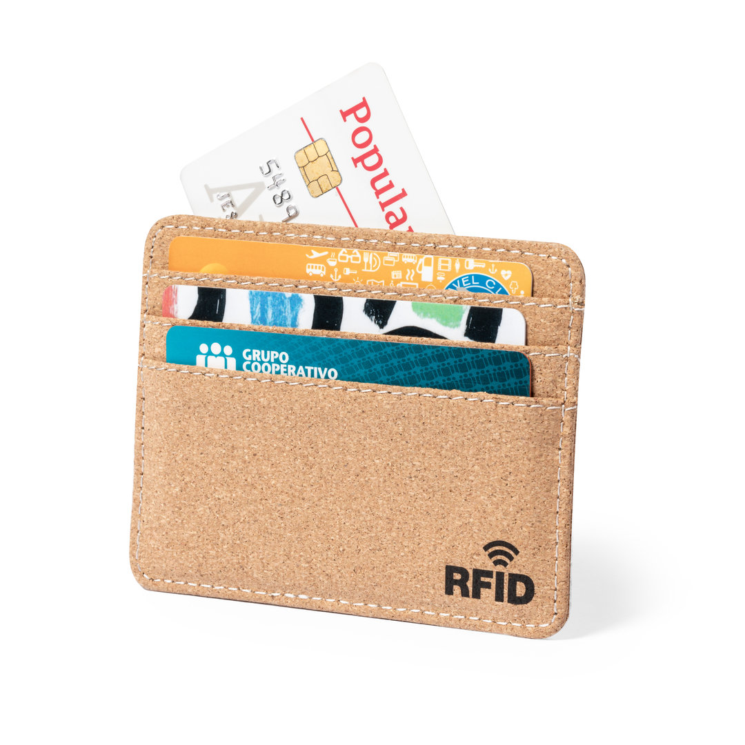 Tarjetero personalizado Reylox de corcho natural con tecnología RFID - Tecnología - Regalo Promocional Personalizado - vista alternativa