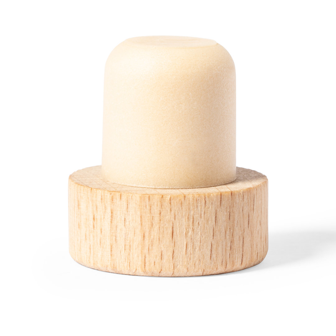 Tapón personalizado Filden reutilizable de madera natural - Otros accesorios bodega - Regalo Promocional Personalizado - vista alternativa