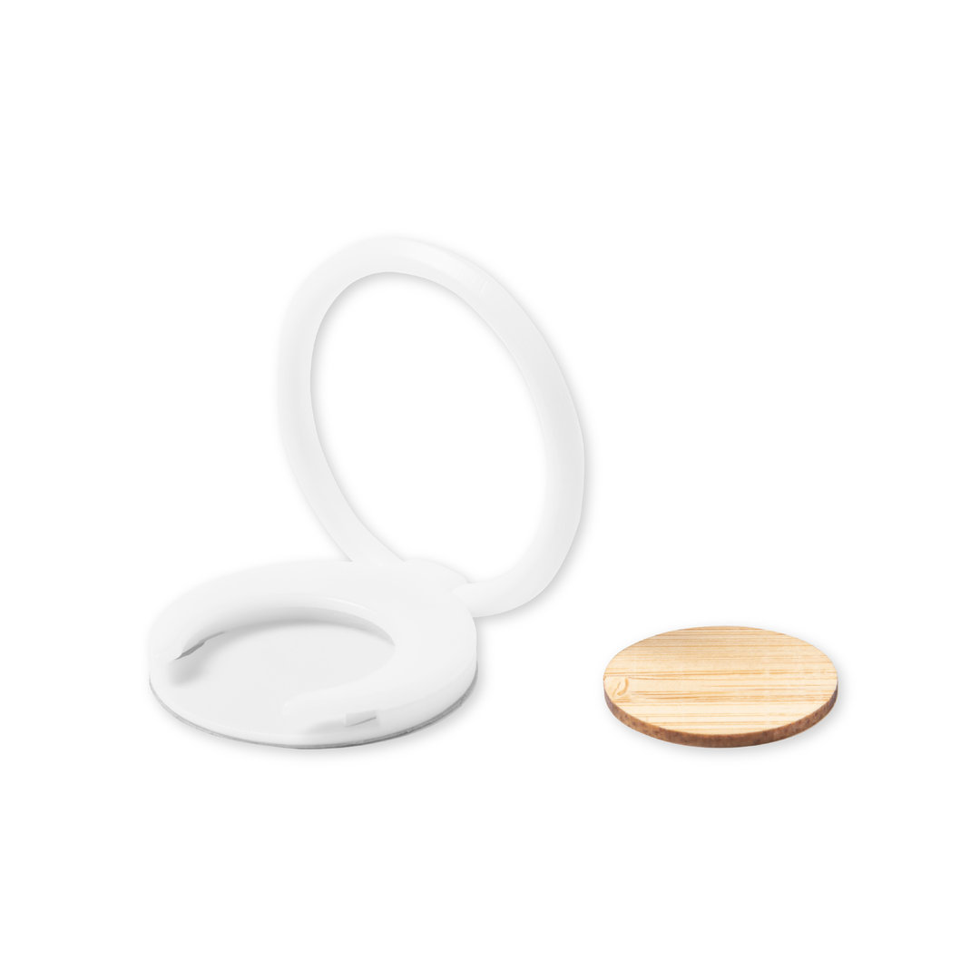 Soporte multifunción para smartphone personalizado Pashel de ABS y bambú - Tecnología - Regalo Promocional Personalizado - imagen 6