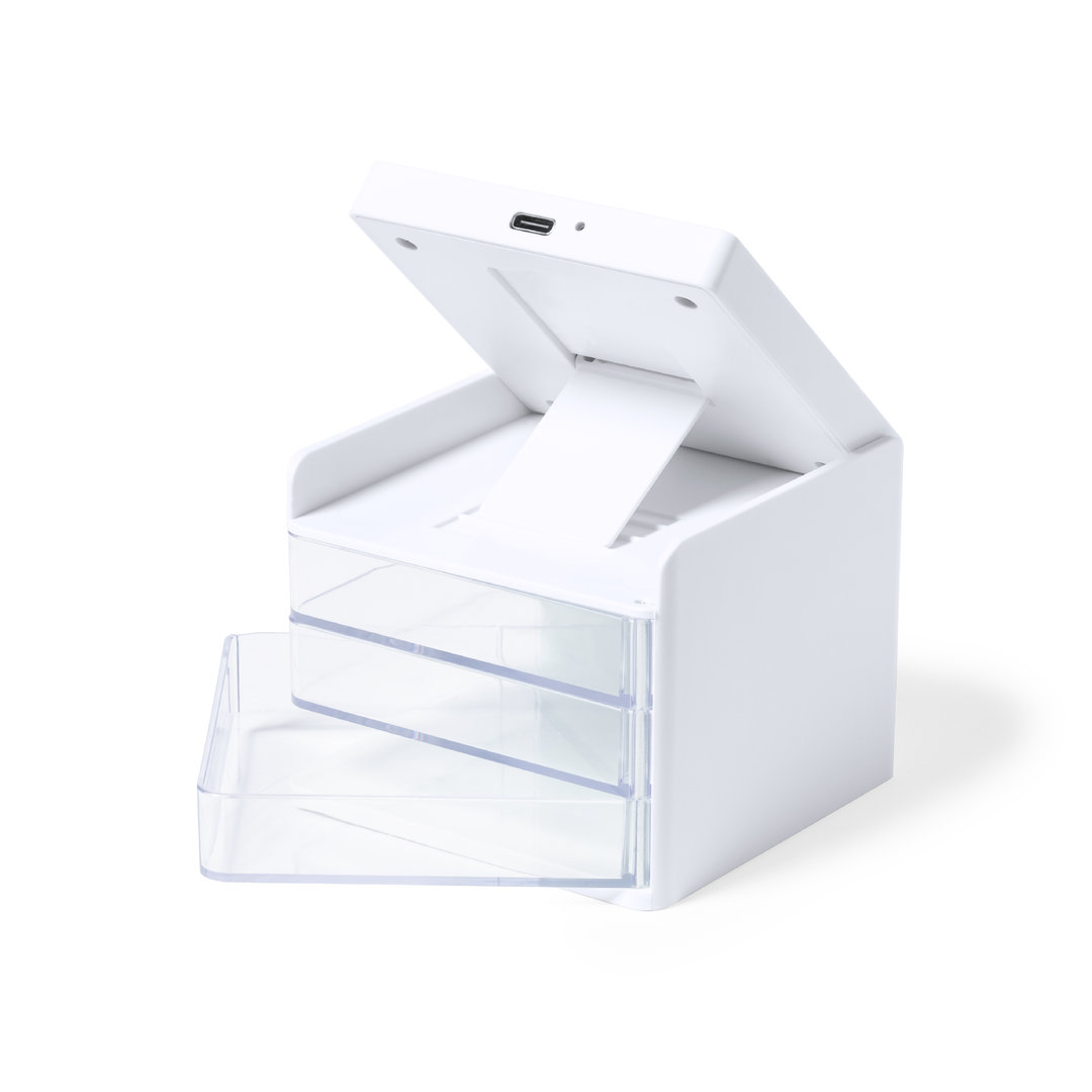 Cargador personalizado organizador Macky inalámbrico 10W con compartimentos - Tecnología - Regalo Promocional Personalizado - imagen 6