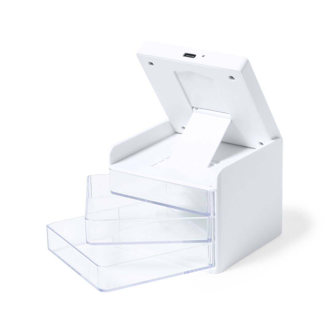 Cargador personalizado organizador Macky inalámbrico 10W con compartimentos - Tecnología - Regalo Promocional Personalizado - imagen 7