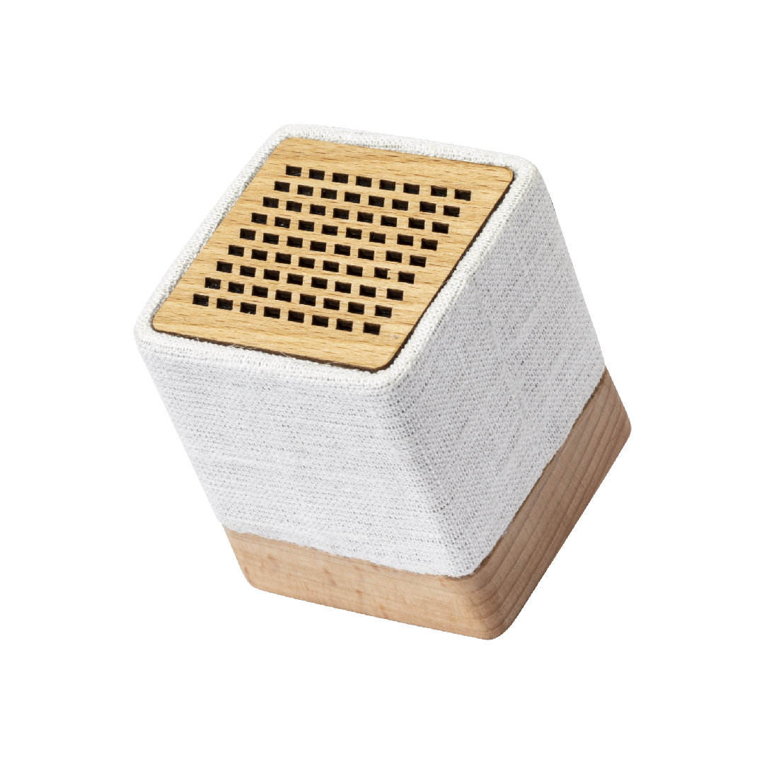 Altavoz Dorkin cáñamo orgánico con madera natural