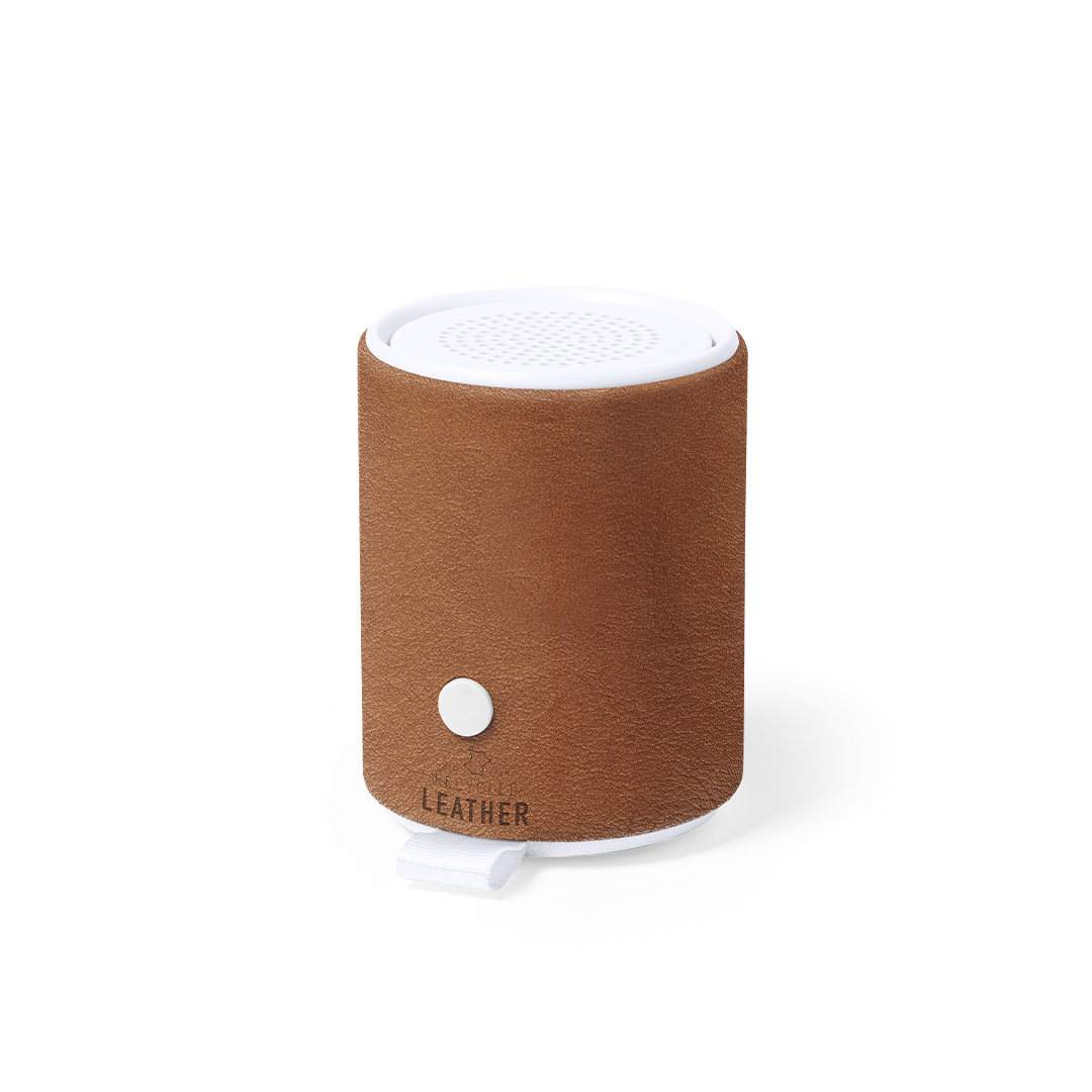 Altavoz Sotep RABS cuero reciclado certificación RCS - Tecnología - Regalo Promocional Personalizado