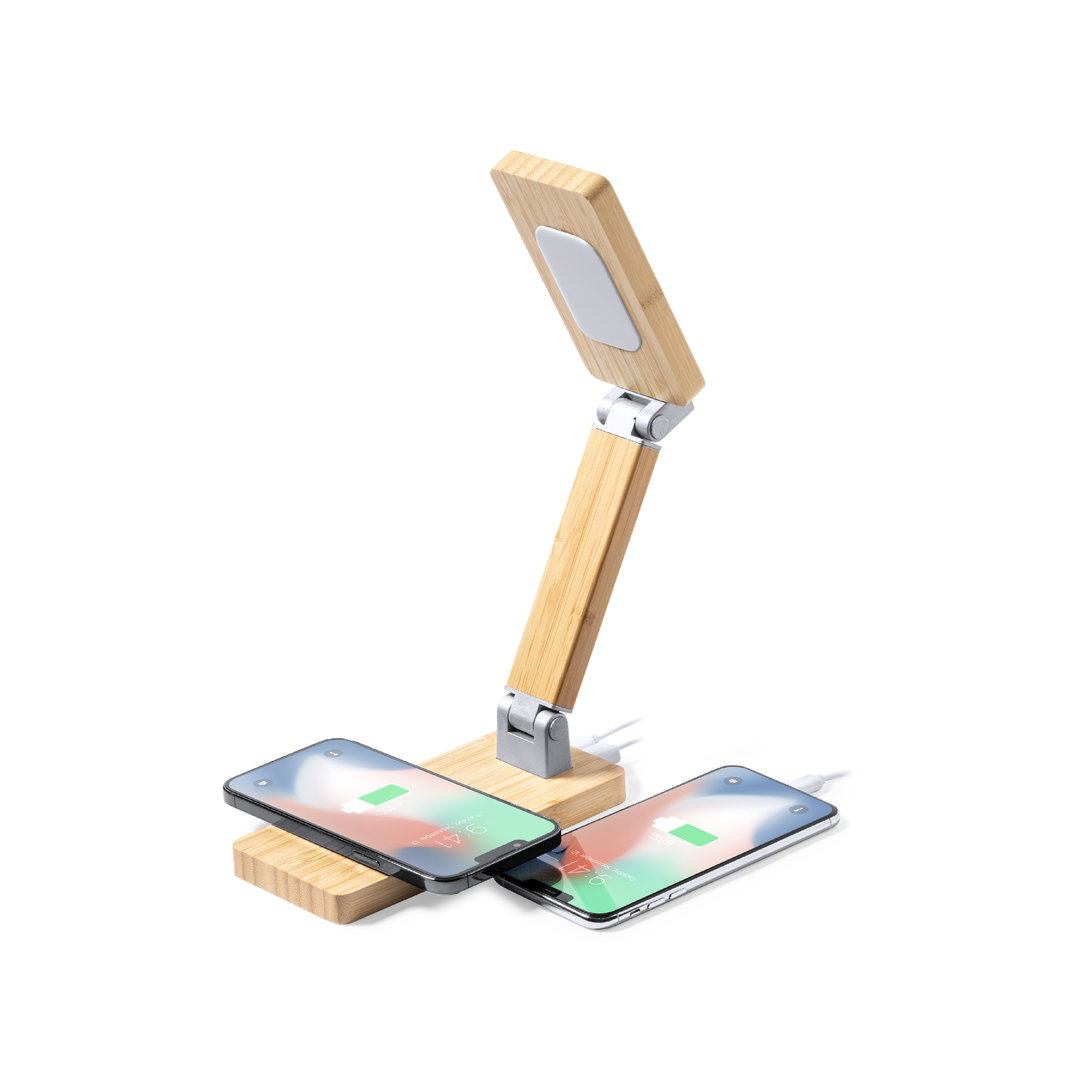 Reloj multifunción personalizado Edres táctil plegable de bambú 15W