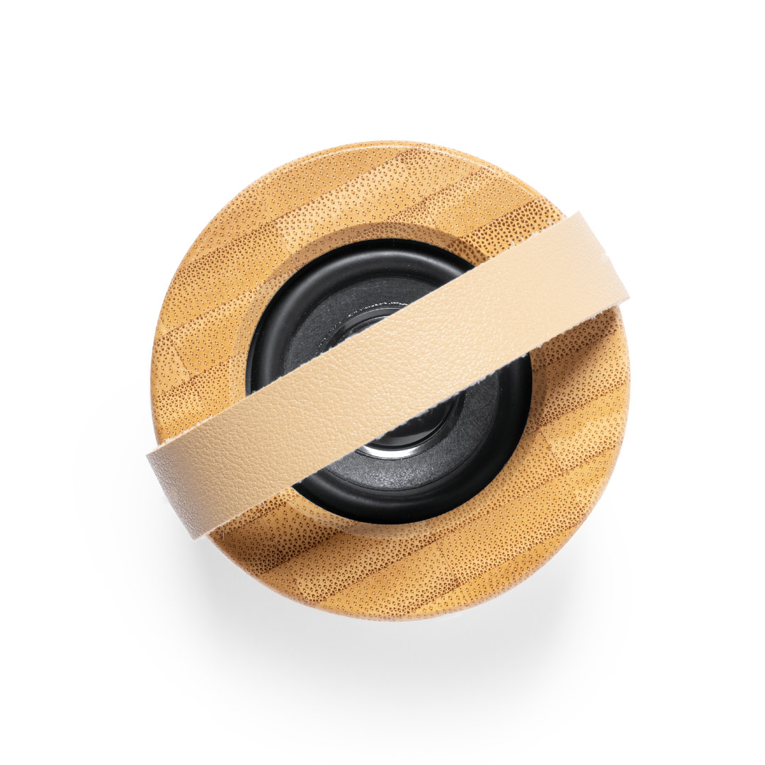 Altavoz Durbal bambú ABS con luz LED - Tecnología - Regalo Promocional Personalizado - vista alternativa