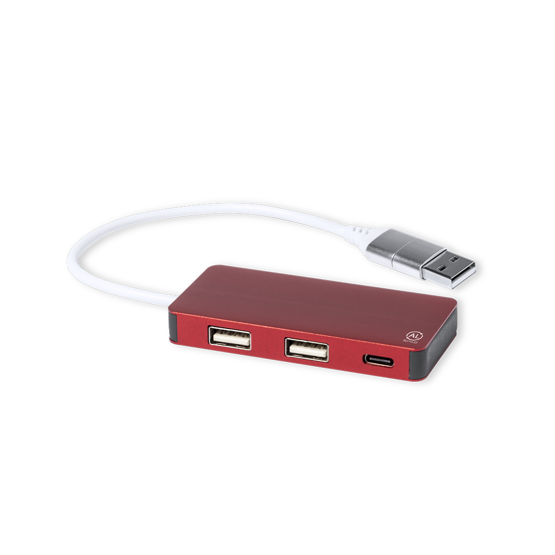 Puerto USB personalizado Kalat de aluminio reciclado - Tecnología - Regalo Promocional Personalizado