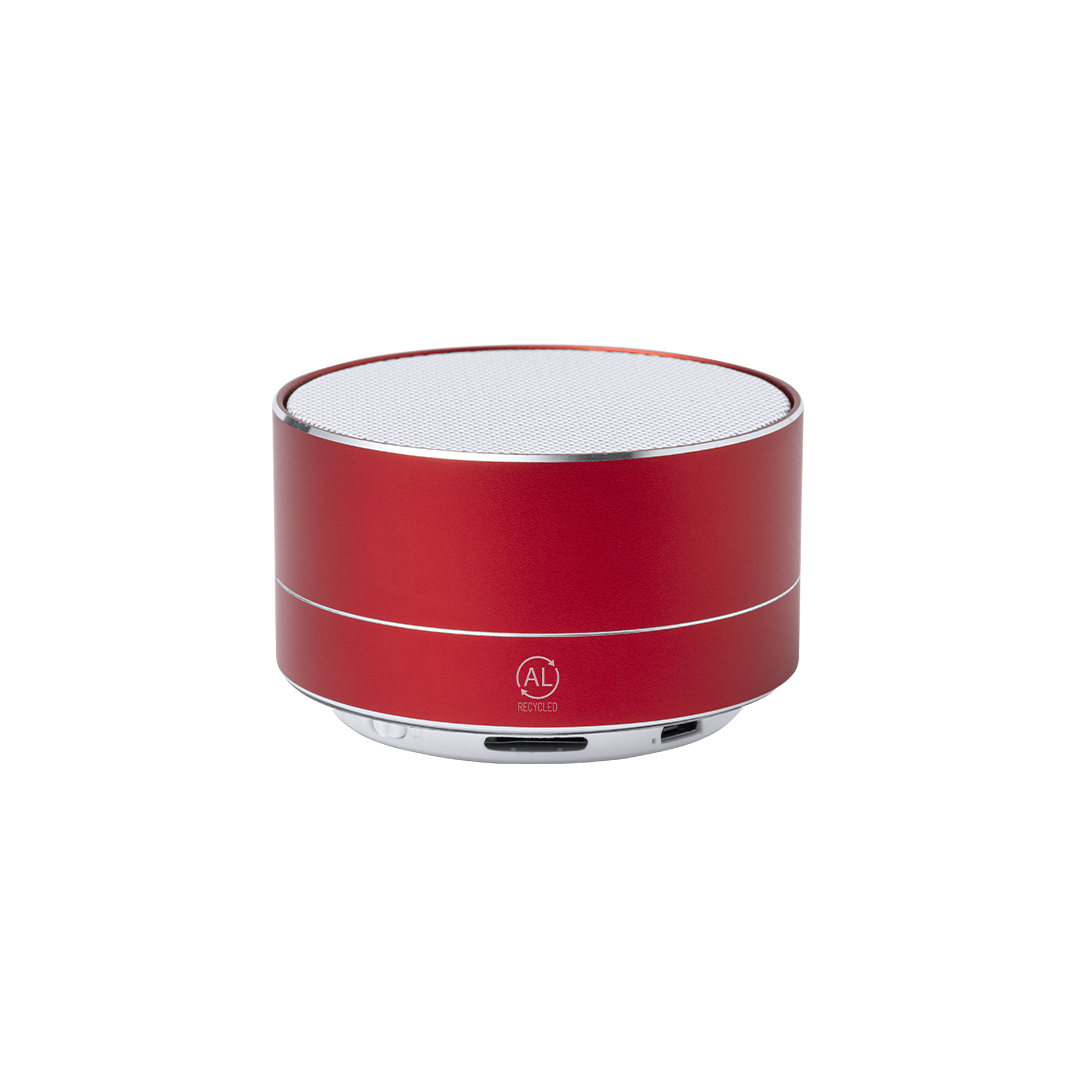 Altavoz Skind aluminio reciclado con luz ambiente - Tecnología - Regalo Promocional Personalizado