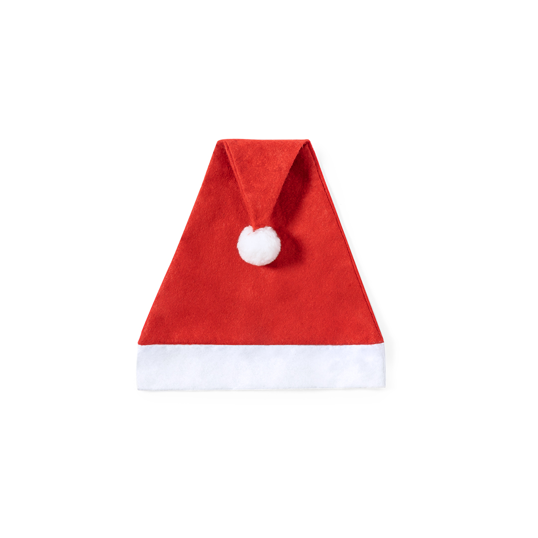 Gorro personalizado Papá Noel niño Flip con tira frontal y pompón blanco - Niños y Juegos - Regalo Promocional Personalizado - vista alternativa