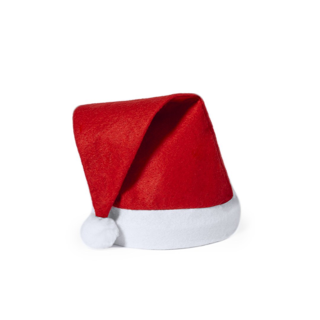 Gorro personalizado Papá Noel niño Flip con tira frontal y pompón blanco - Niños y Juegos - Regalo Promocional Personalizado
