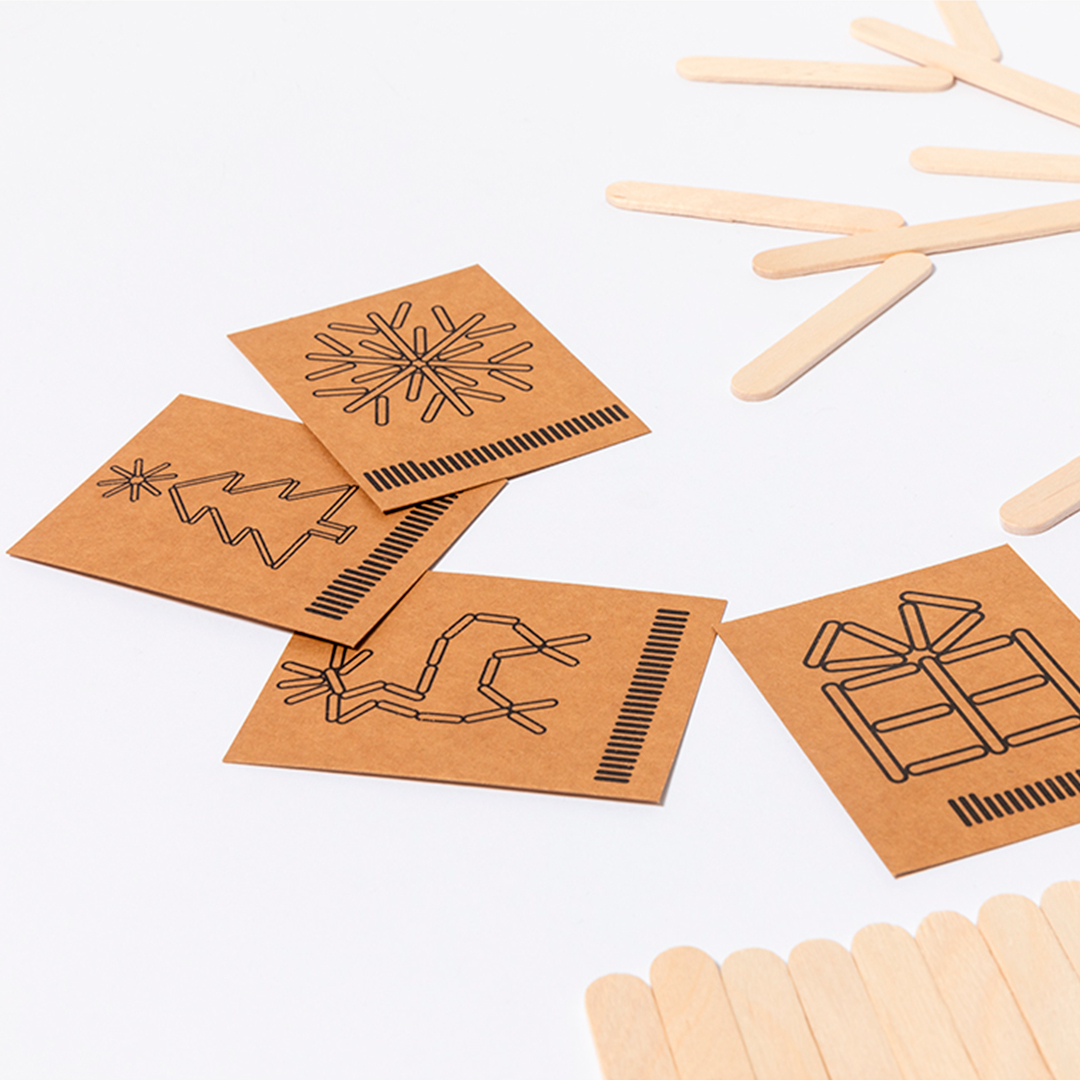 Juego de habilidad personalizado Aleko construcción figuras con 36 piezas madera - Niños y Juegos - Regalo Promocional Personalizado - imagen 3
