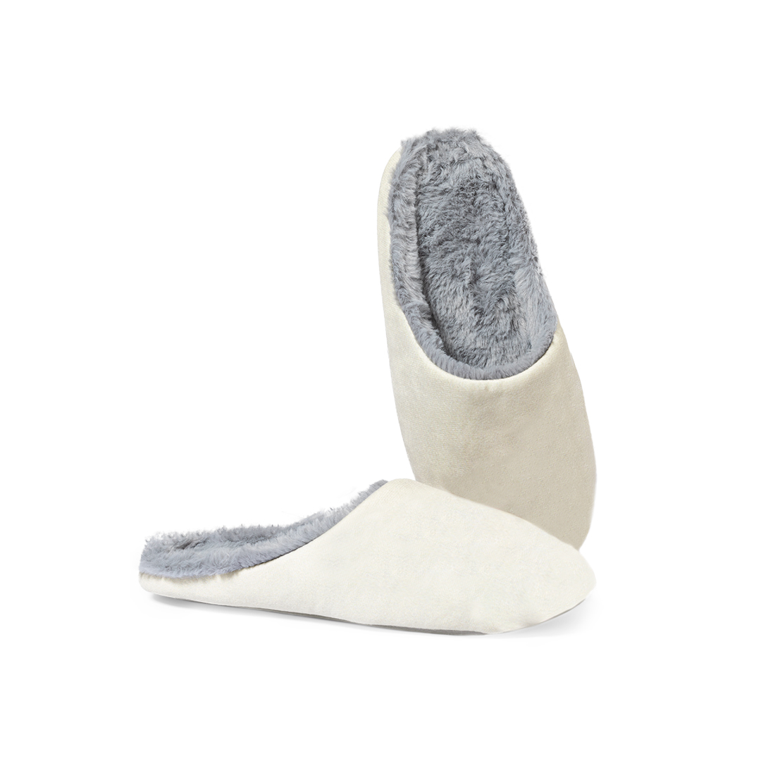 Zapatillas personalizadas Coulter unisex de algodón con interior afelpado gris - Ropa y accesorios - Regalo Promocional Personalizado - vista alternativa