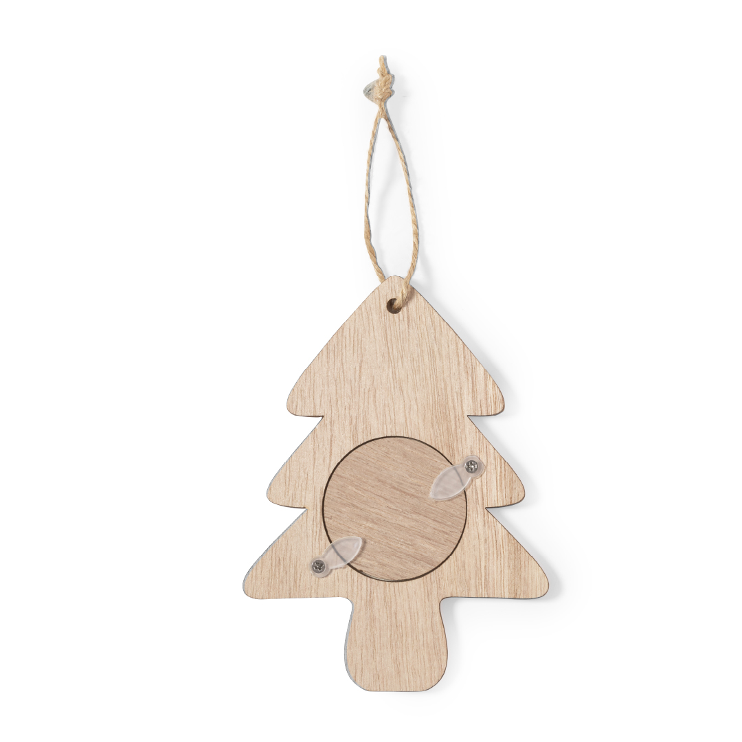 Adorno Portafotos Jorik navideño de madera con 3 diseños diferentes - Navidad - Regalo Promocional Personalizado - imagen 4