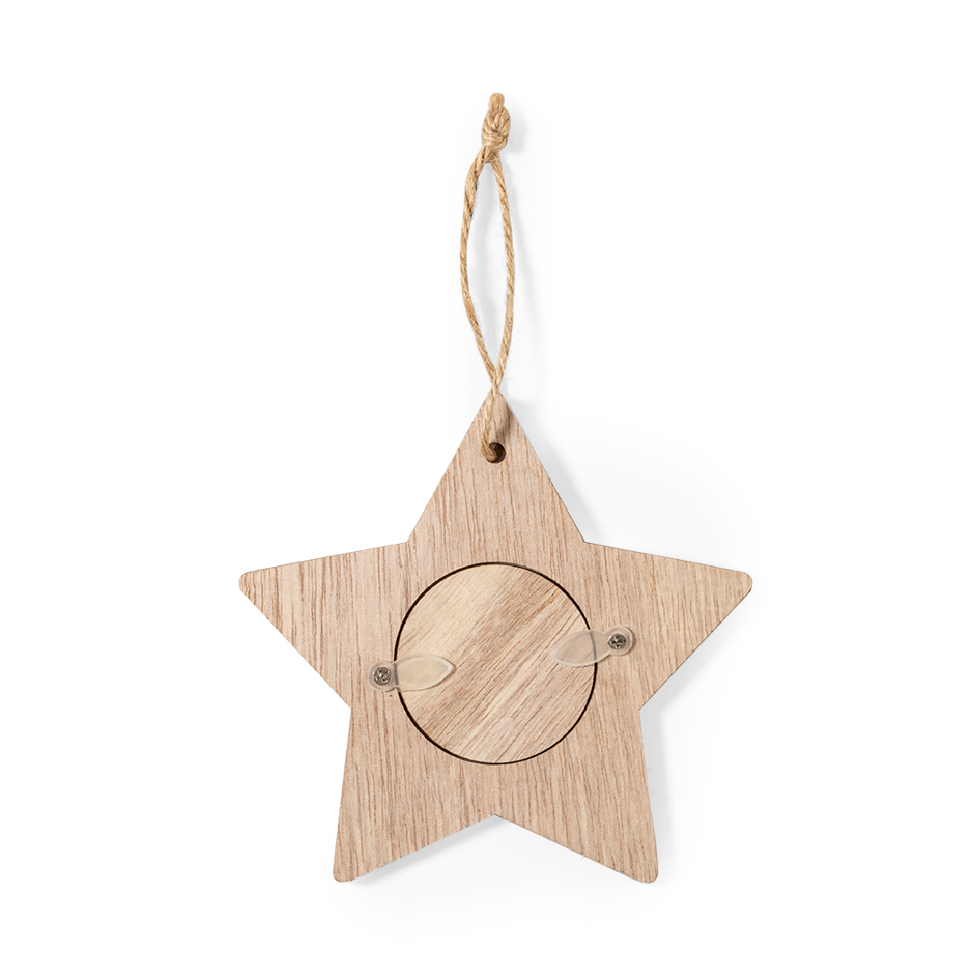 Adorno Portafotos Jorik navideño de madera con 3 diseños diferentes - Navidad - Regalo Promocional Personalizado - imagen 5