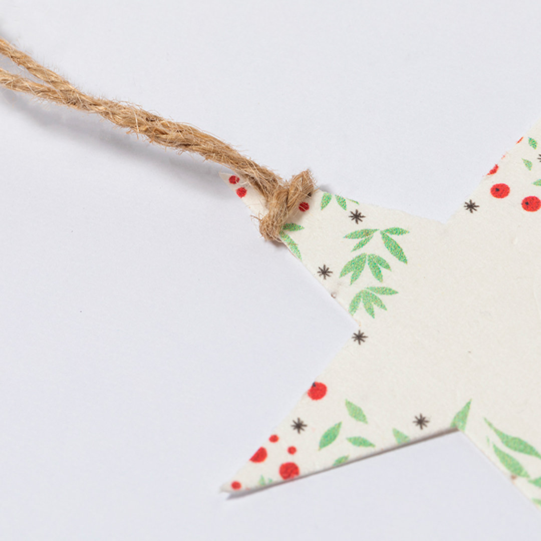 Adorno Semillas Boster navideño y sostenible con semillas de petunia - Navidad - Regalo Promocional Personalizado - vista alternativa